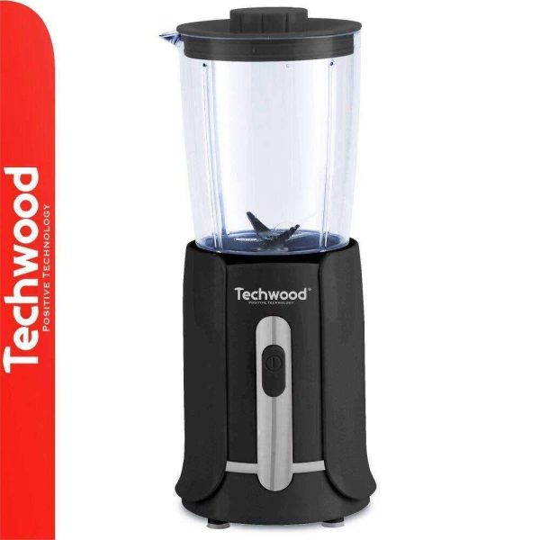 Liquidificador 300W 0.5L C/ Copo Preto TECHWOOD - (TBL-206)