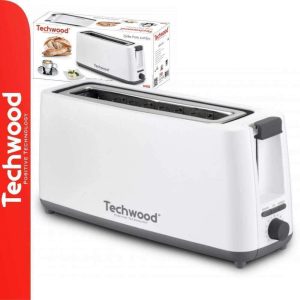 Torradeira 1 Ranhuras Larga/Comprida 900W TECHWOOD - (TGP-402)