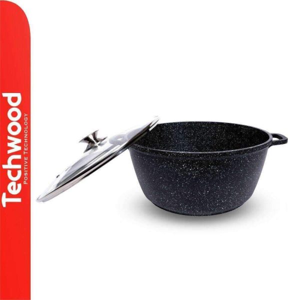 Panela Ø36cm Inox C/ Tampa Vidro Ménage TECHWOOD - Image 2