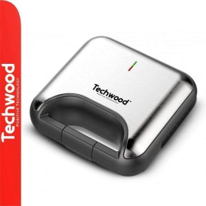 Máquina 3em1 C/ Função Waffle/Tostadeira/Grelhador TECHWOOD - (TGCI-8716)