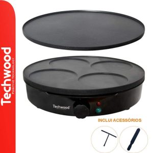 Máquina de Crepes/Panquecas Elétrica 30CM 2em1 1000W - (TCP-616)