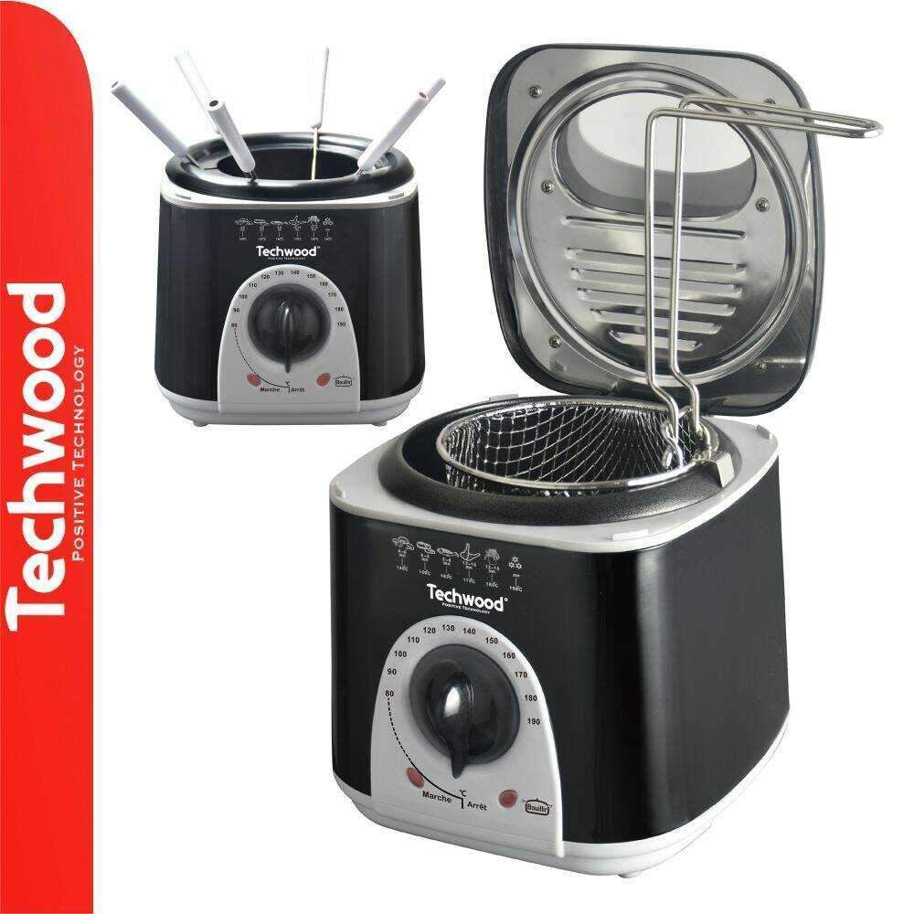 Fondue Elétrico C/ 6 Espetos 950W E Cesto TECHWOOD - (TFF-86)
