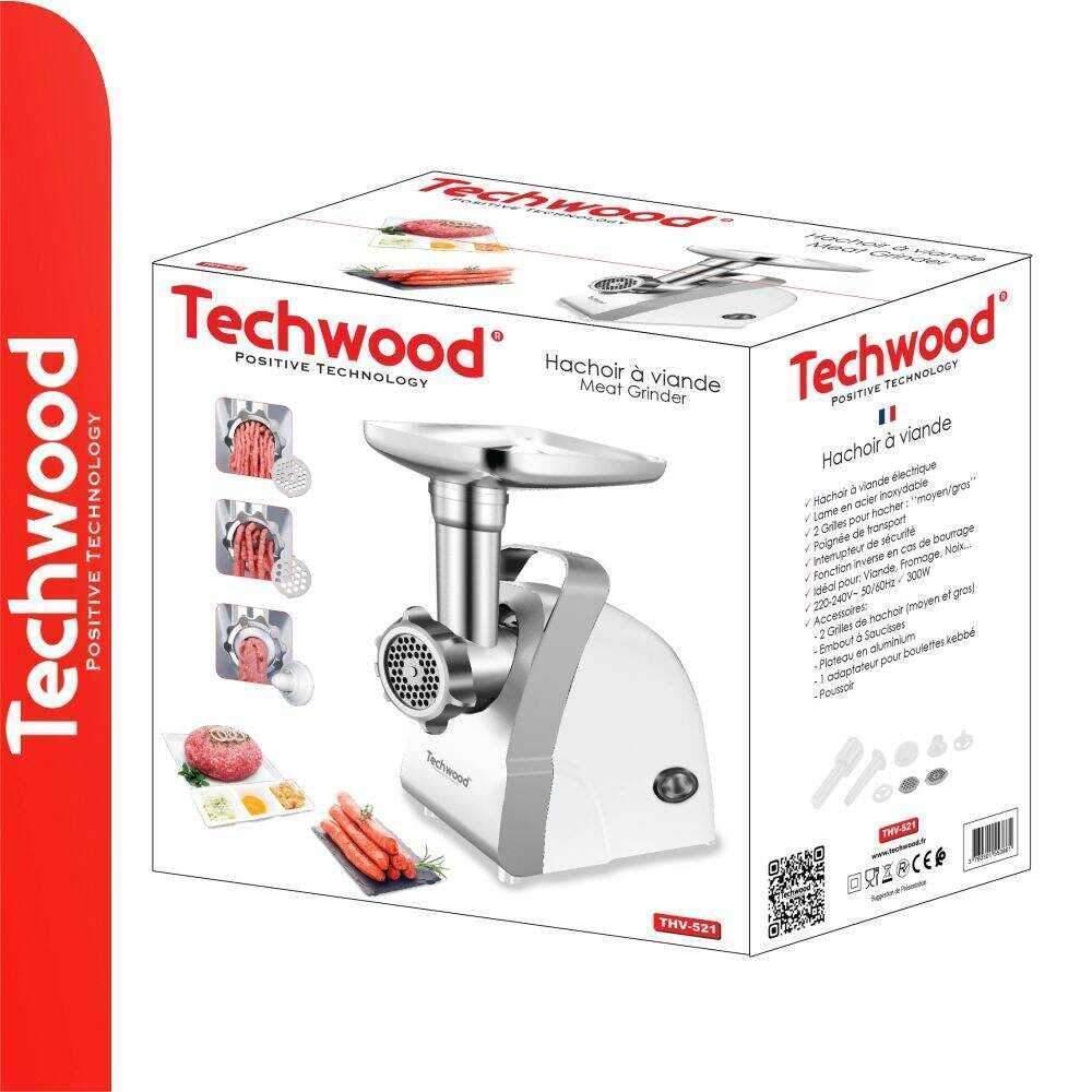 Picadora de Carne Elétrica 300W TECHWOOD