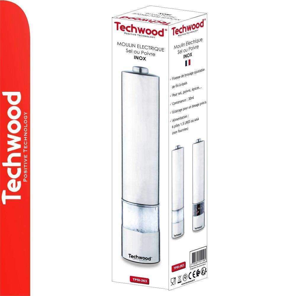 Moinho Eléctrico Aço Inoxidável TECHWOOD - Image 2
