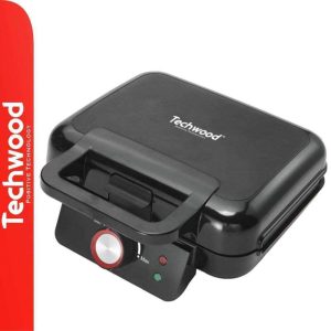 Máquina 3em1 C/ Função Waffle/Tostadeira/Grelhador TECHWOOD - (TGC-1366)