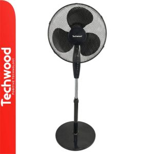 Ventoinha De Pé Preto Ø40cm 40W TECHWOOD - (TVE-4046)